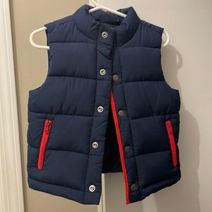 18-24 month Janie and Jack navy with red trim vest